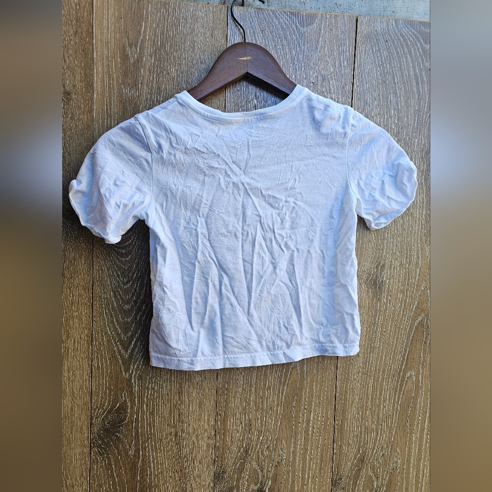 Dolce & Gabbana JR Patchwork Kids White Tee with Multicolor DG Embroidery Size 5 - Picture 4 of 7